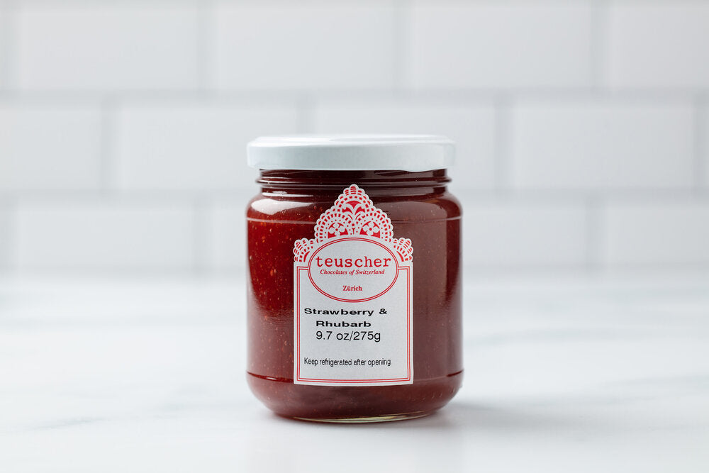 Teuscher Strawberry &  Rhubarb Jam