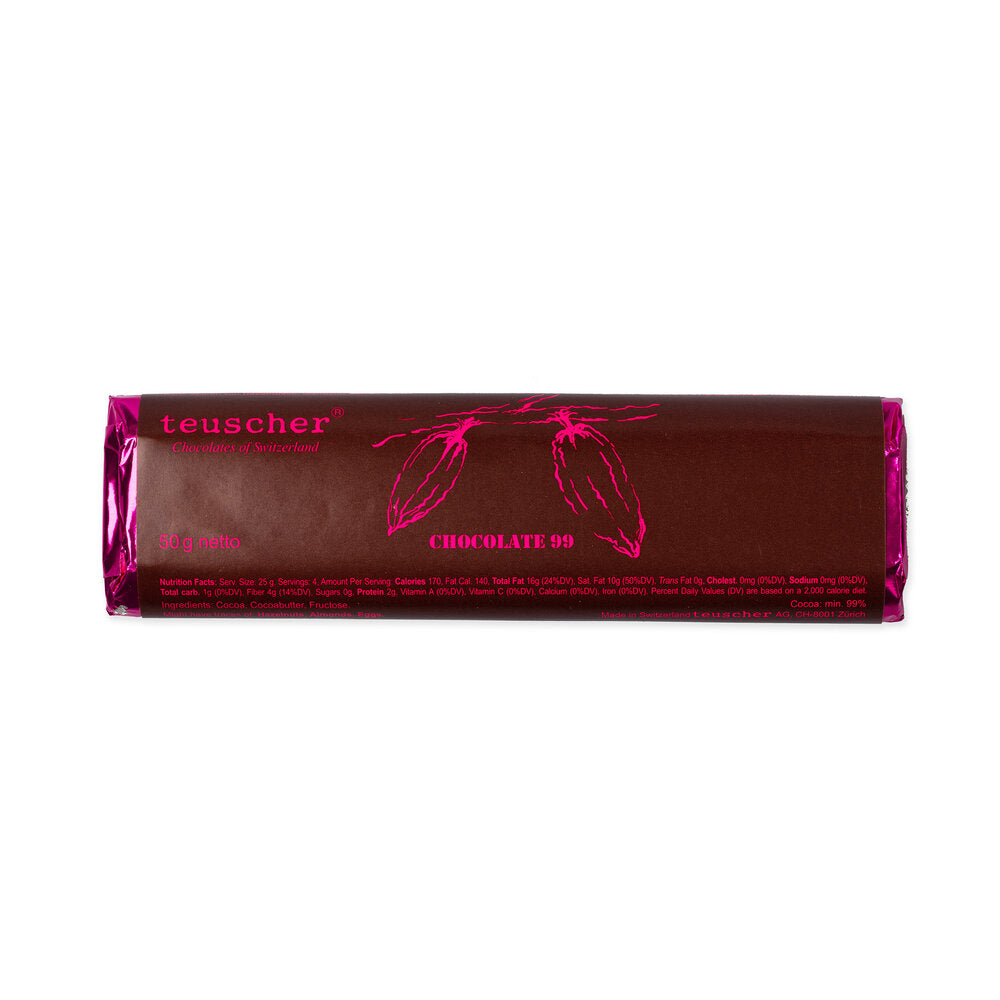 99% Dark Chocolate Bar