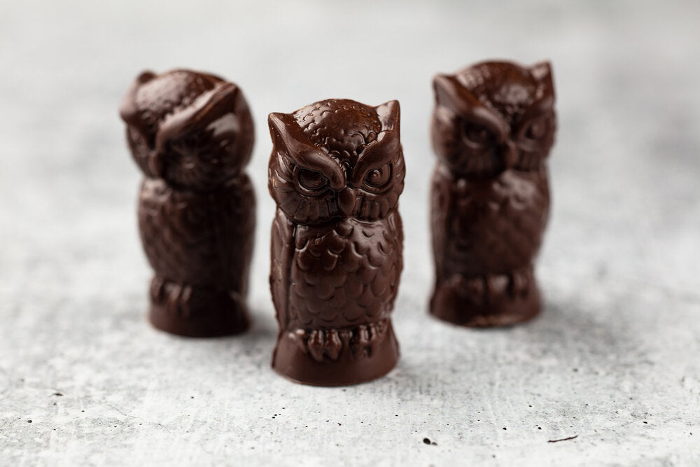 Dark Chocolate Owls