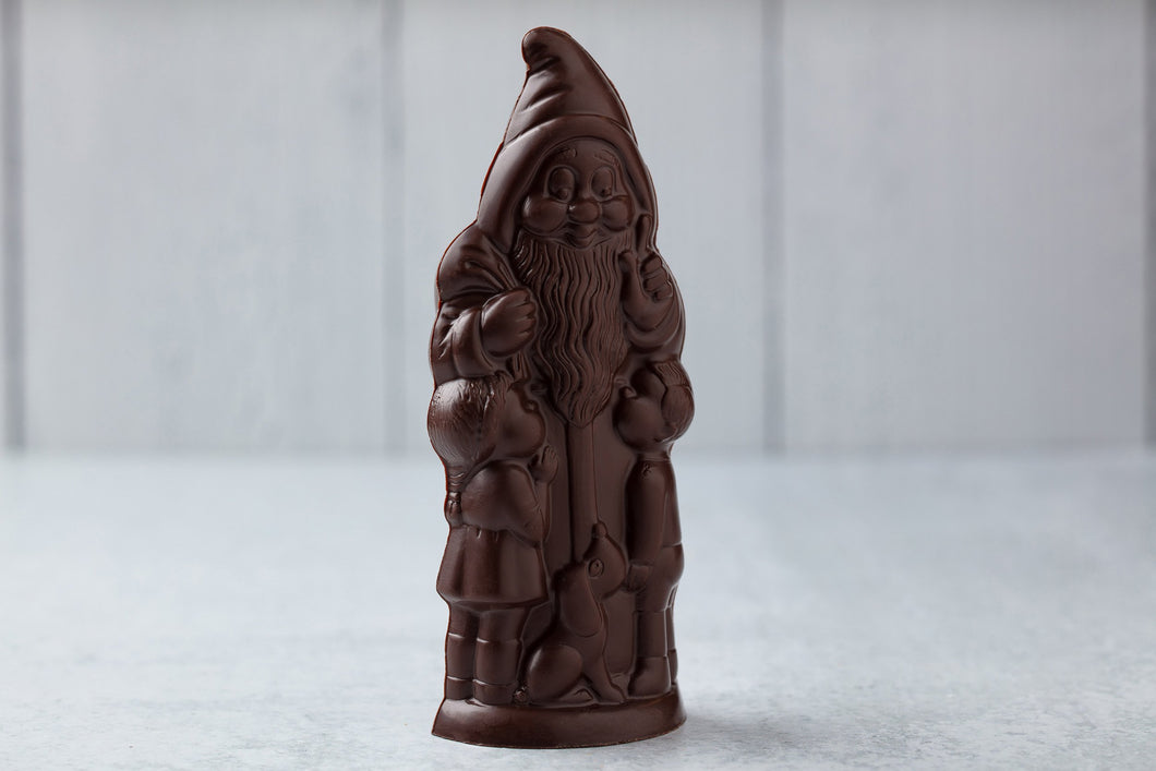 Small Dark Chocolate Santa